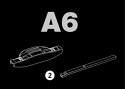 A6 ADAPTER FOR BOYONETTE ARM